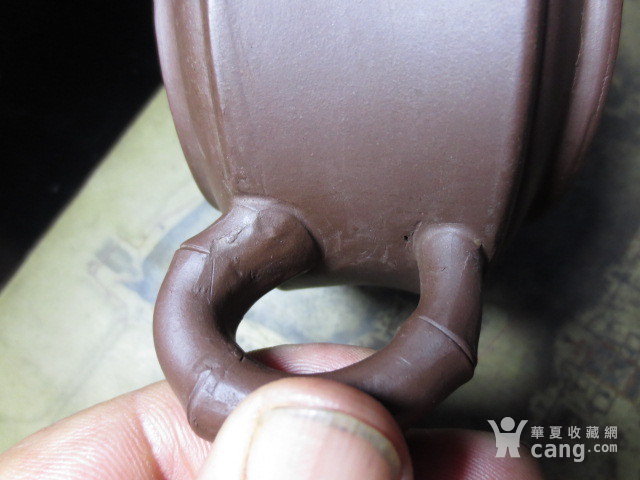 12号吴惠琴全手工竹叶紫砂壶16 9.5cm