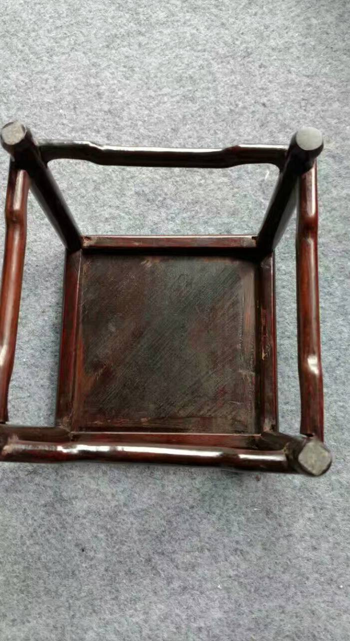 清代老红木小案几