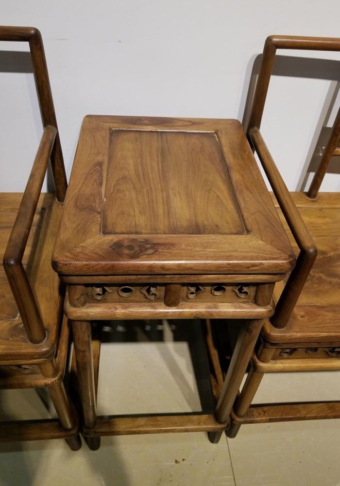 黄花梨老家具老椅子清代海南黄花梨玫瑰椅南官帽椅明清古董老木器