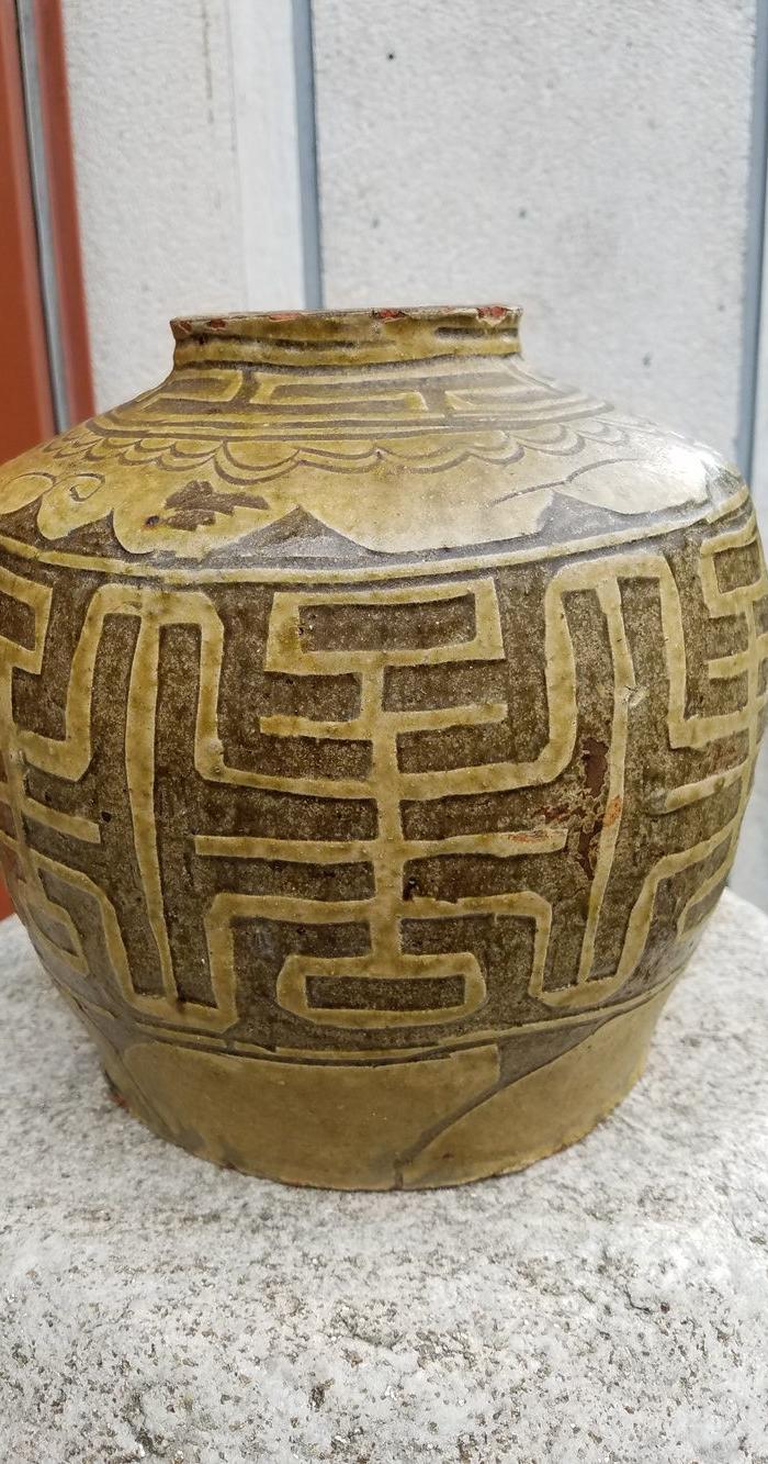 老寿字纹马口窑陶罐