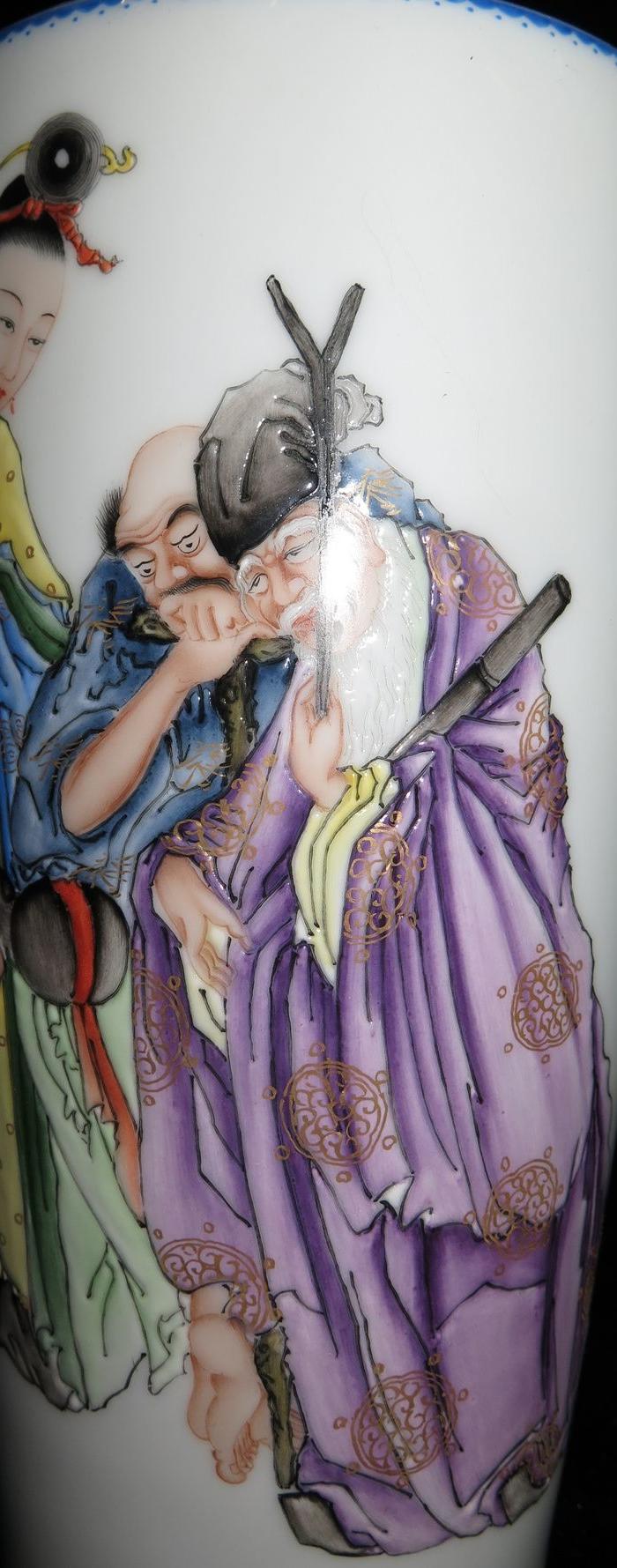 粉彩八仙人物瓶图片_来自藏友项仁文化_瓷器_地摊交易_华夏收藏网