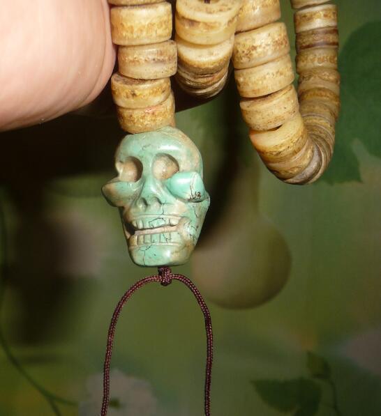 藏传辟邪佛珠老灵骨嘎巴拉