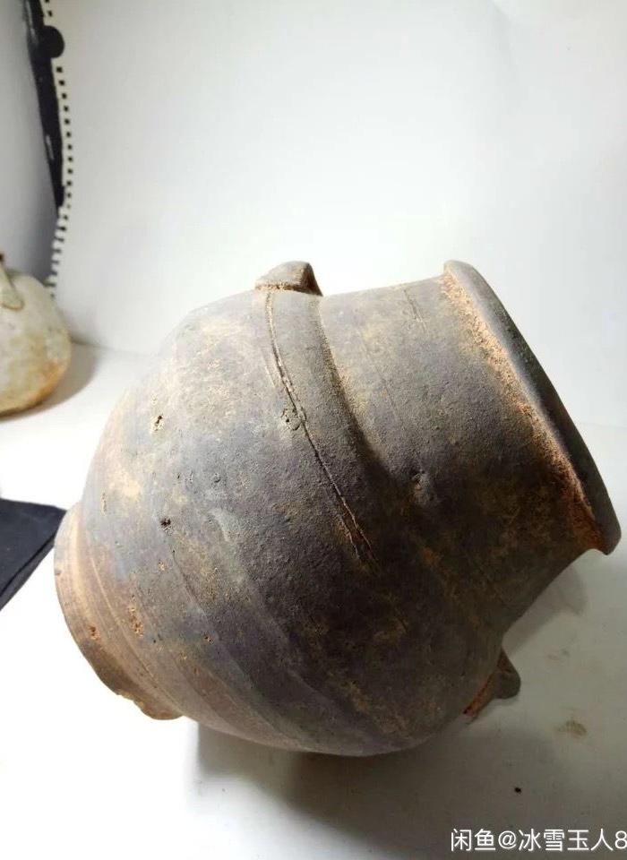 *灰陶罐 包老包真