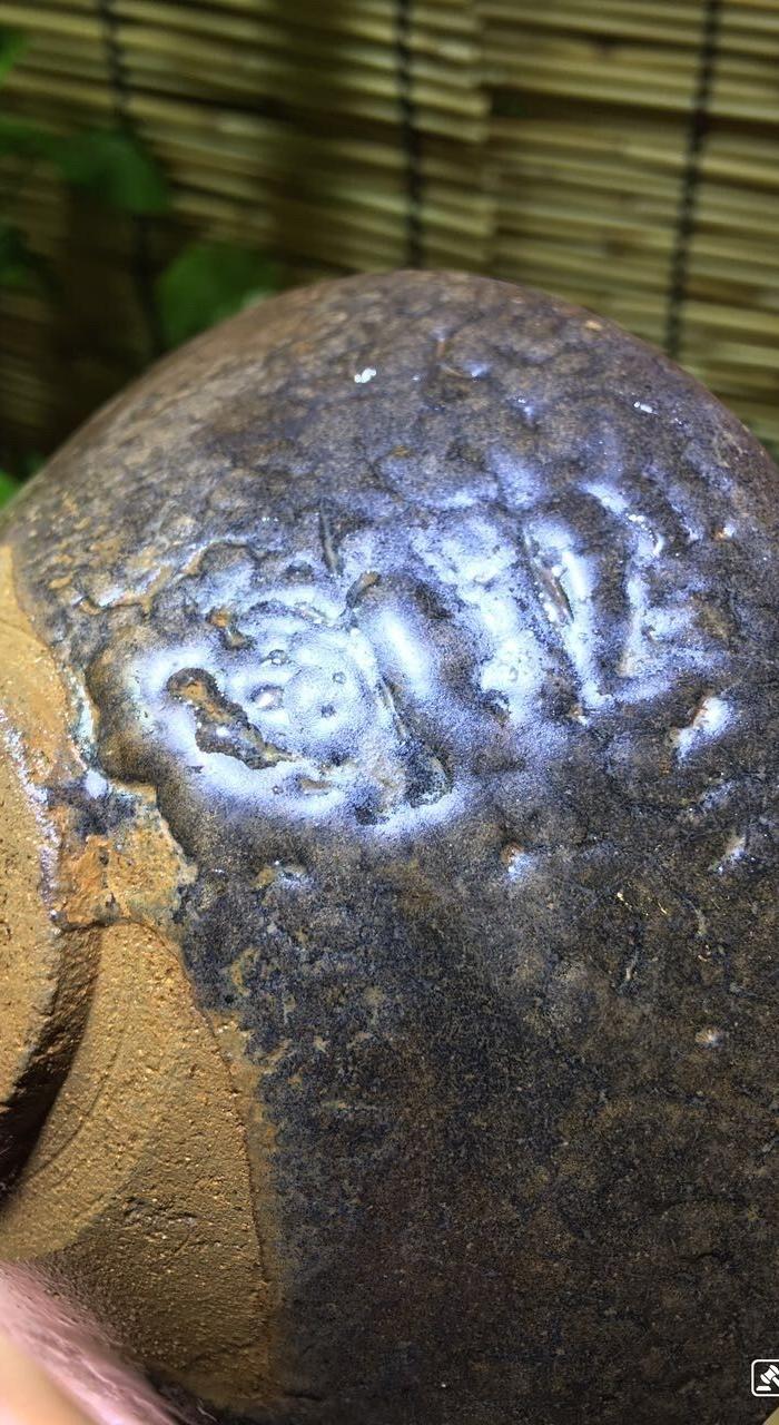 收藏级**建窑铁胎龟背撇口盏