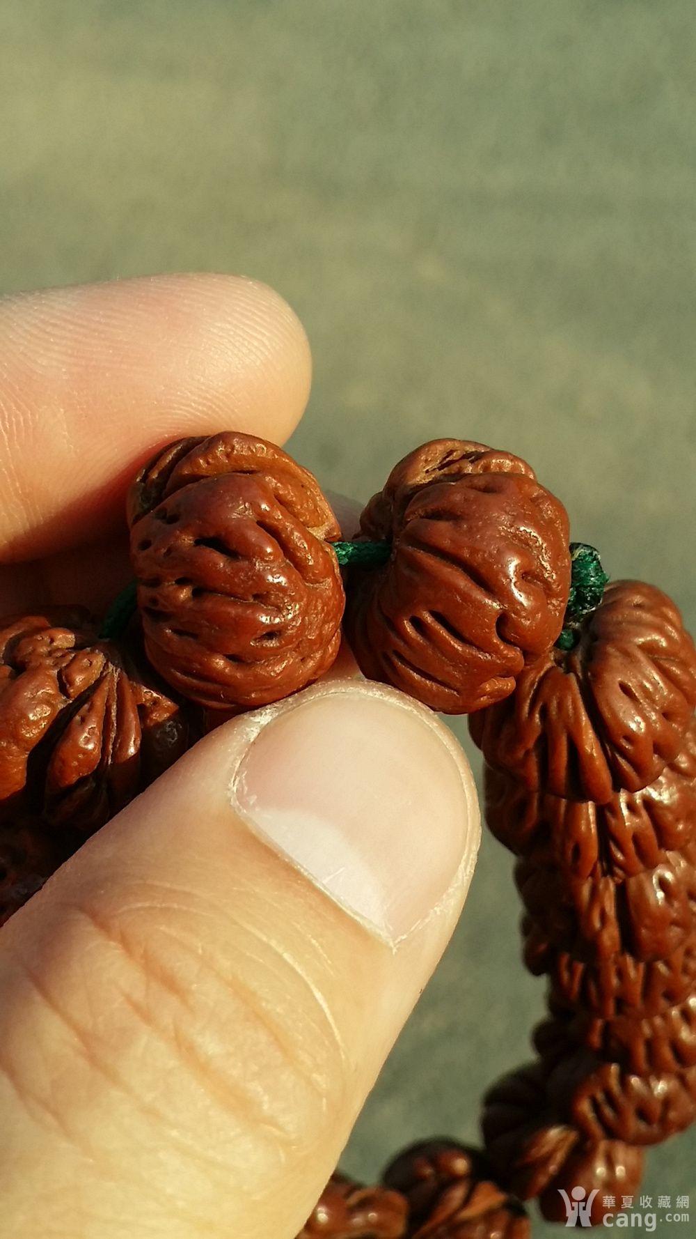 包浆派矮桩蟠桃核手串