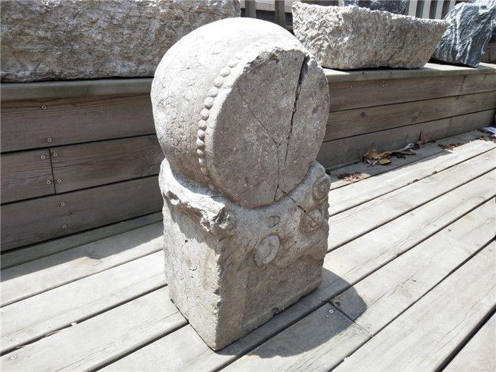 明清老石雕,门枕石,门墩,残石,单只