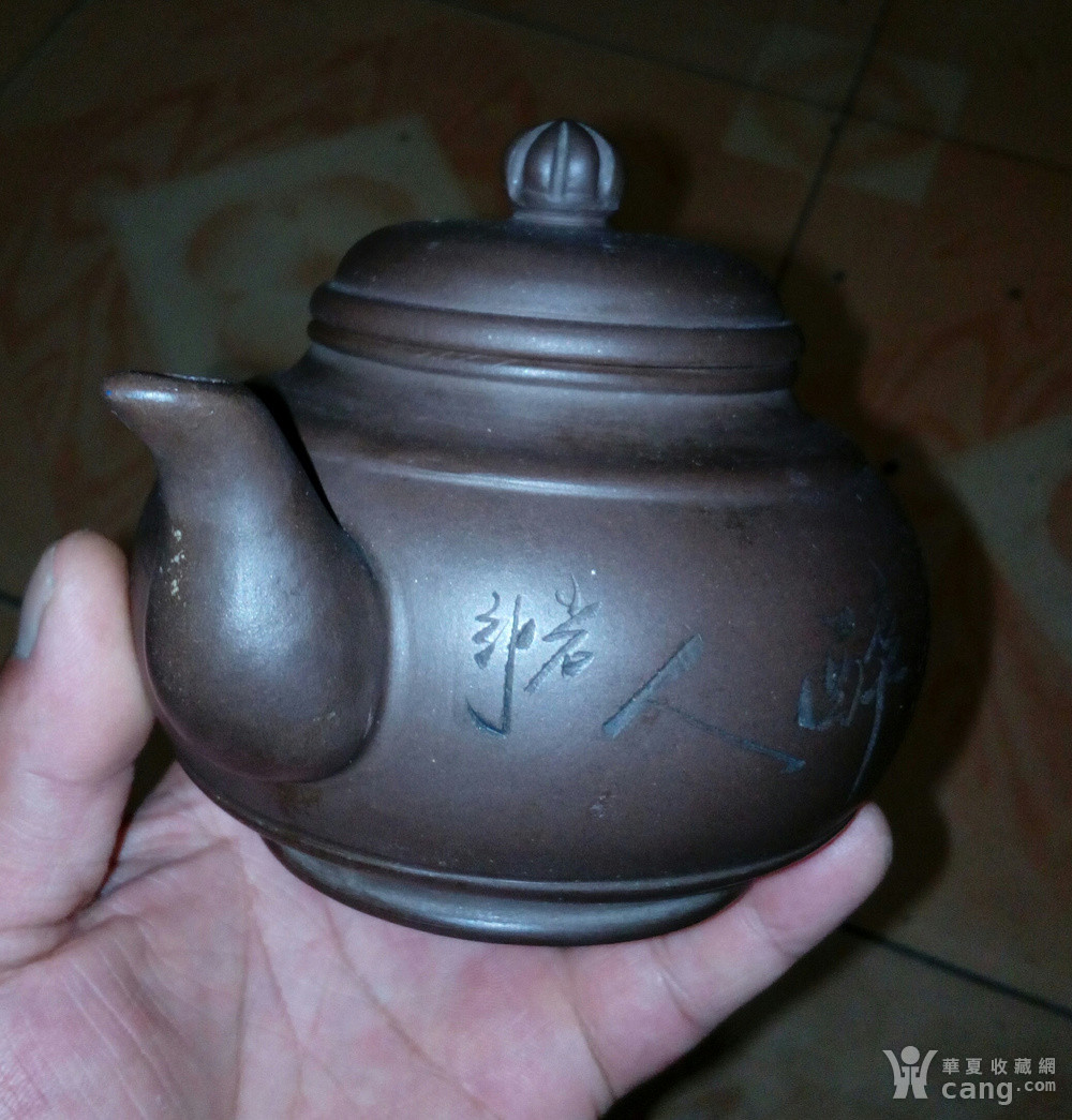 八十年代少石 任小松 刻精品紫砂壶