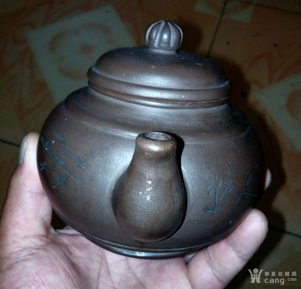 八十年代少石 任小松 刻精品紫砂壶