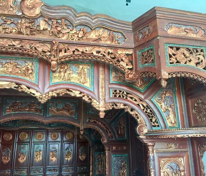 古旧鎏*刻三进千工拔步床 夏老板13857791050