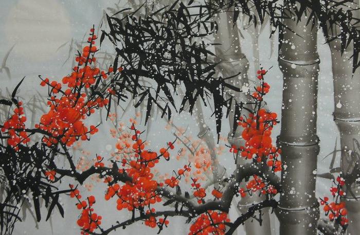 美协会员邵强六尺报春图图片_来自藏友海燕书画_字画_地摊交易_华夏收