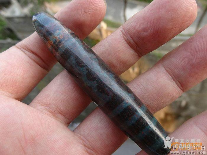 清代藏传马蹄纹朱砂老大天珠