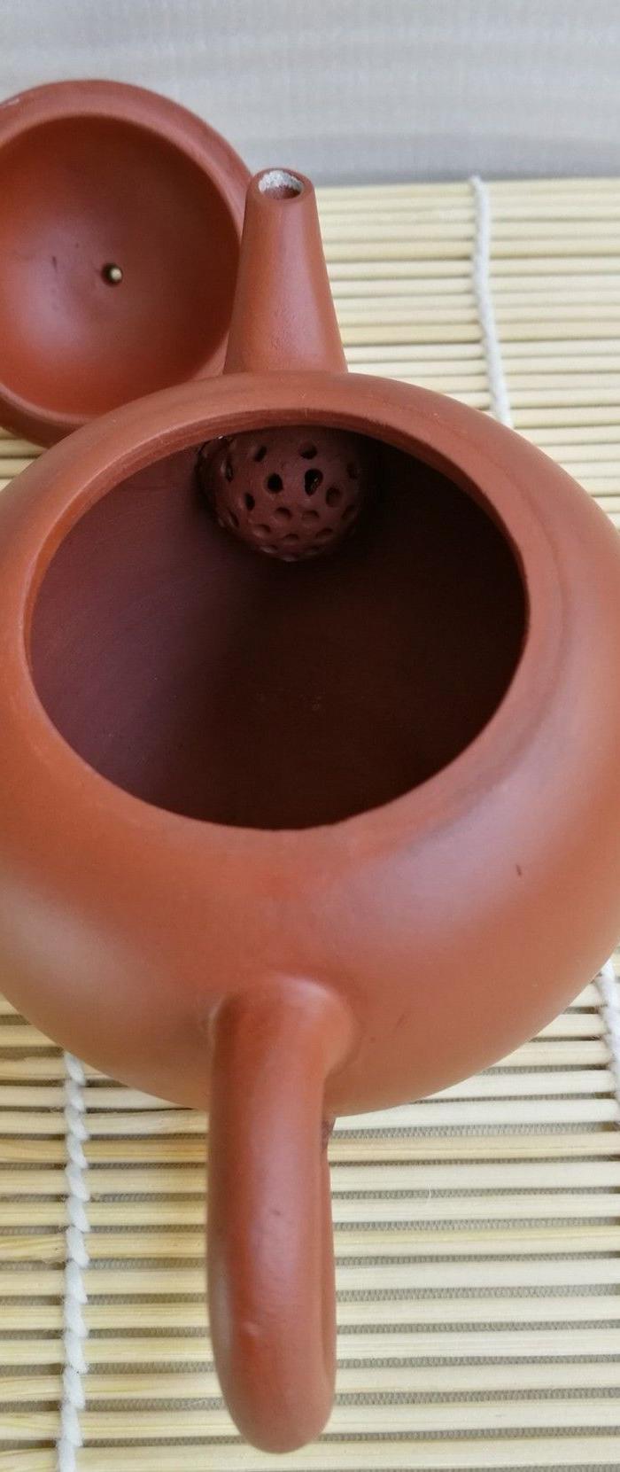 半手工紫砂红泥壶