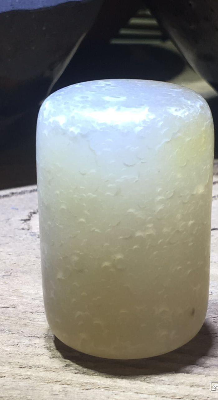 唐宋千年影骨舍利3颗加彩红色加大桶珠