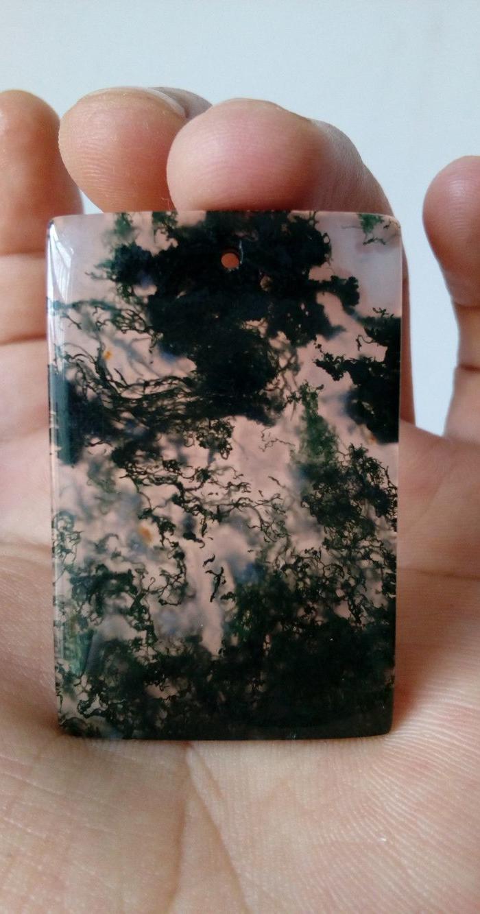 创汇期 水草玛瑙平安无事牌