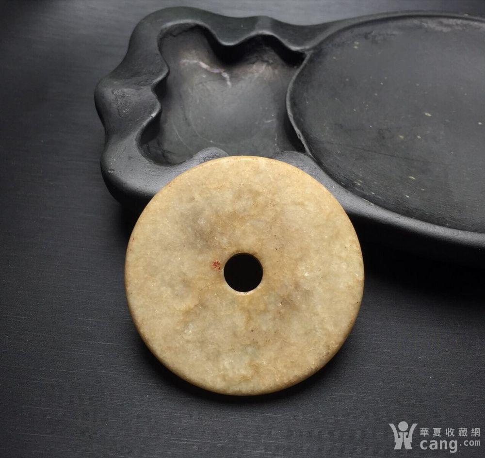 清代带沁老翡翠怀古素壁