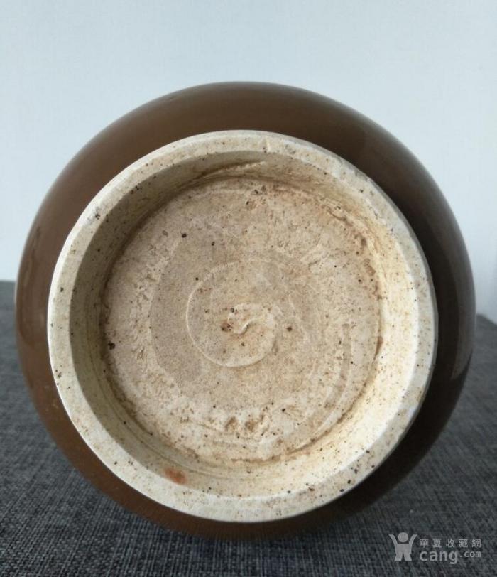 紫金釉凤纹玉壶春瓶