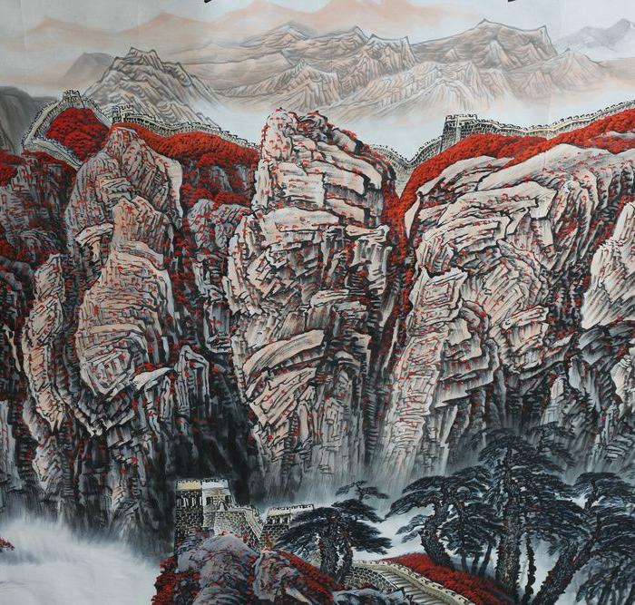 程辉广西美协会员大丈二山水