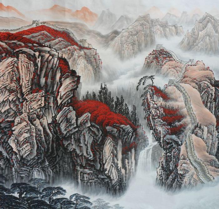 程辉广西美协会员大丈二山水