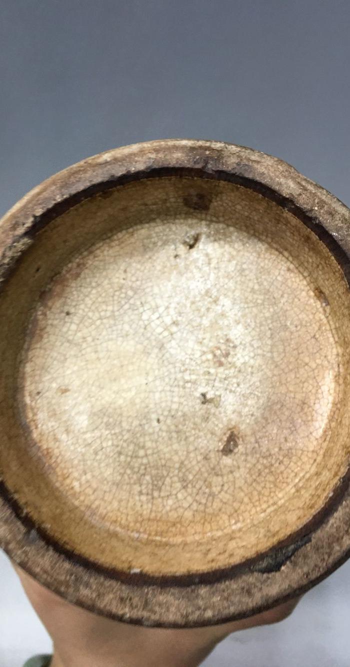 明末清初漳州窑*开片筒瓶