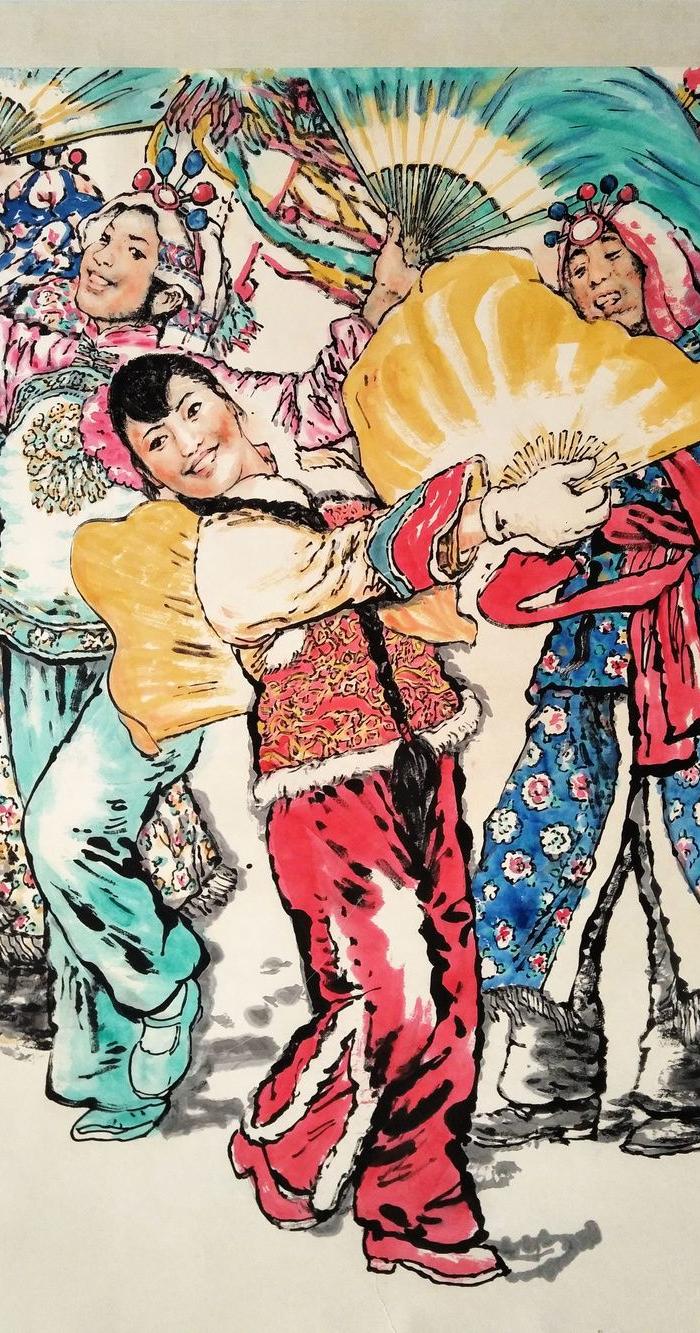 大丈二.横山老腰鼓
