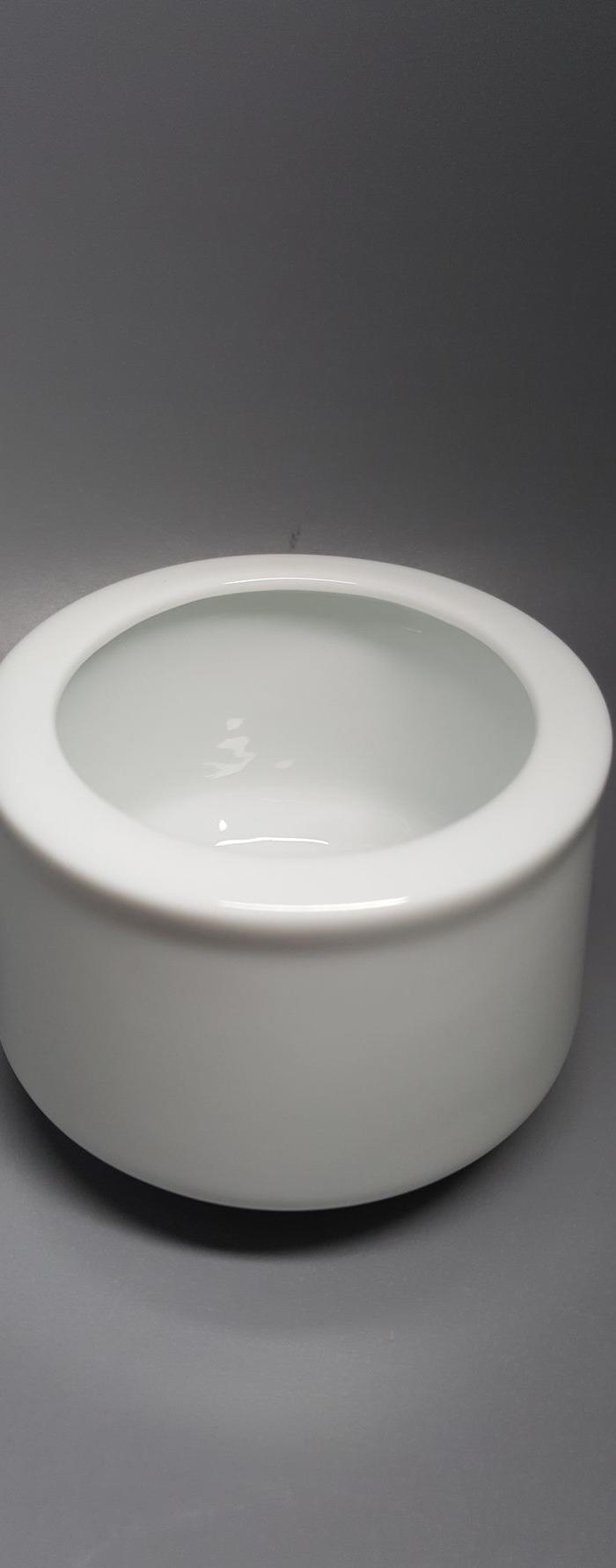 80年代高白泥高白釉滑石子釉中彩水盂