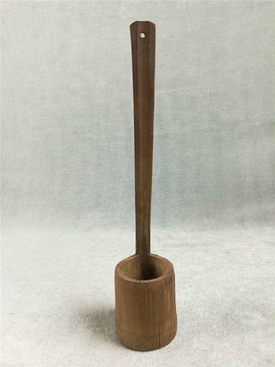 早期打酒打酱油醋的老竹器 老端子或提子,民俗老物件