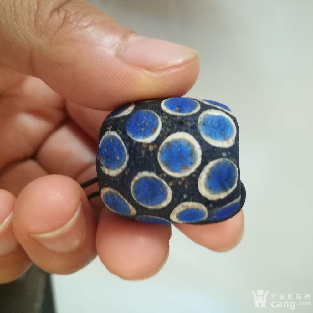 极品千年蜻蜓眼琉璃珠