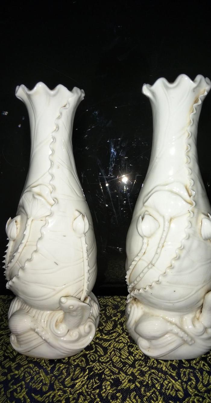 德化窑.精美花瓶一对