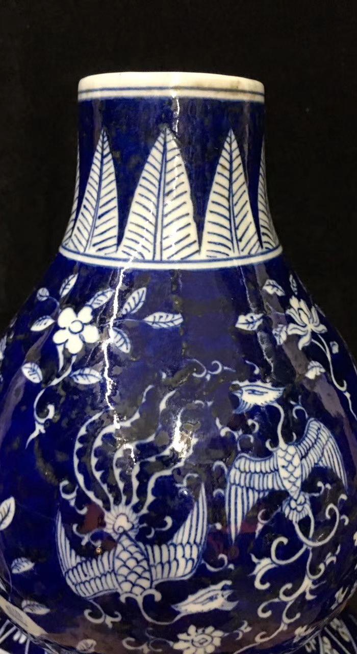 嘉靖青花混水葫芦瓶