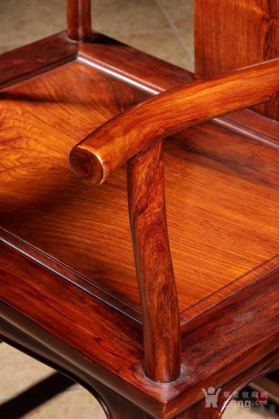 正宗海南黄花梨实心大料48公分独板大四出头官帽椅三件套