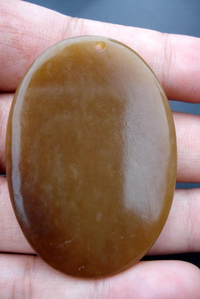 新疆俄糖料 螭龙璧 圆牌