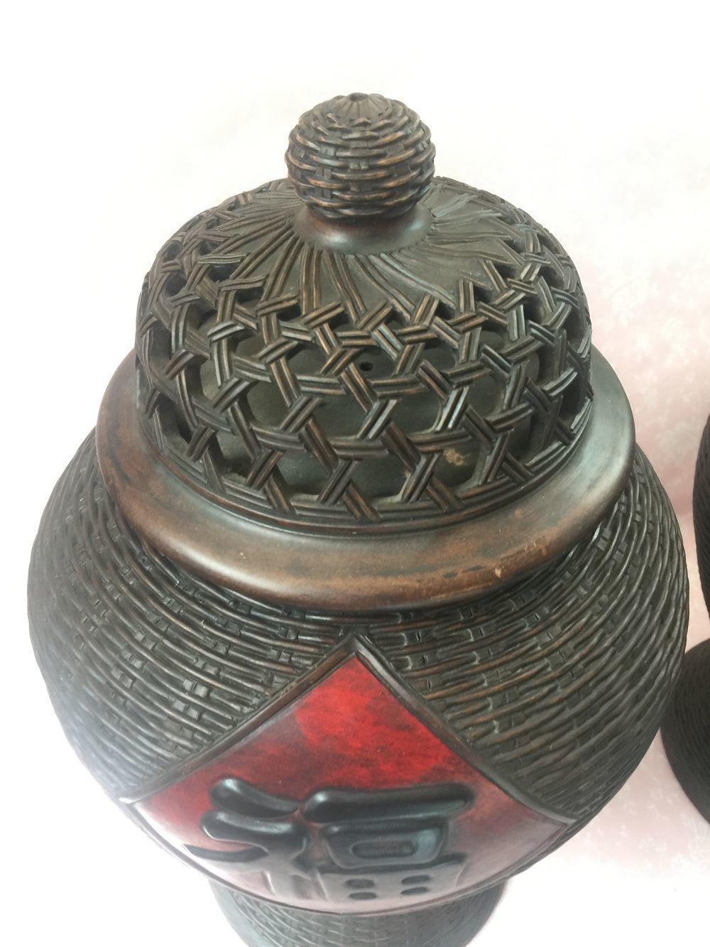 民国紫砂制作大师张维款将军罐一对