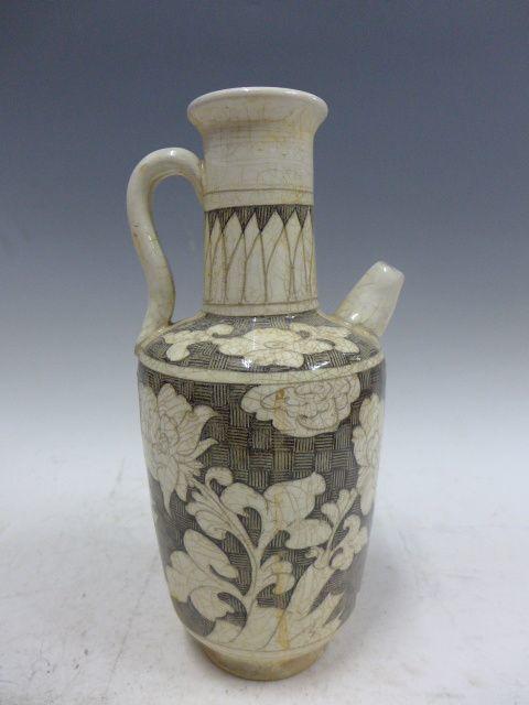 磁州窑 龙纹执壶