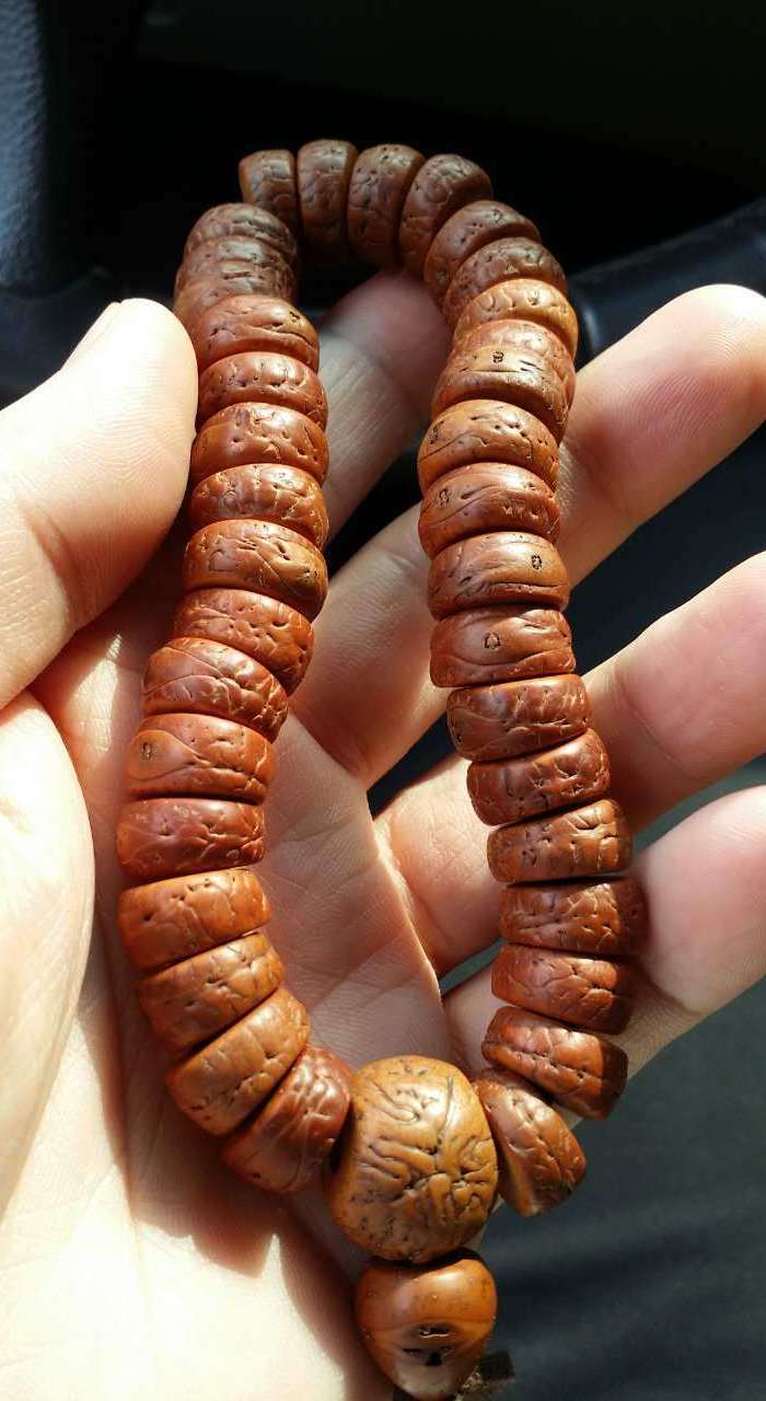 切片凤眼手串