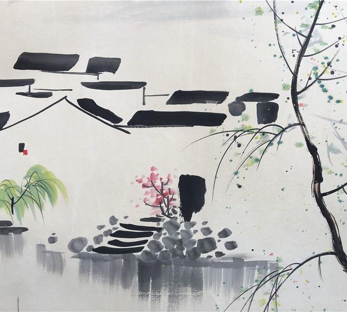吴冠中山水作品