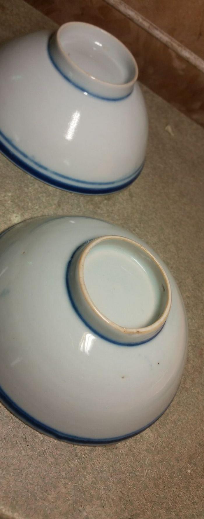 三个民国浅小茶碗 全品