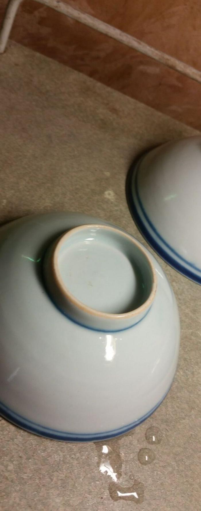 三个民国浅小茶碗 全品