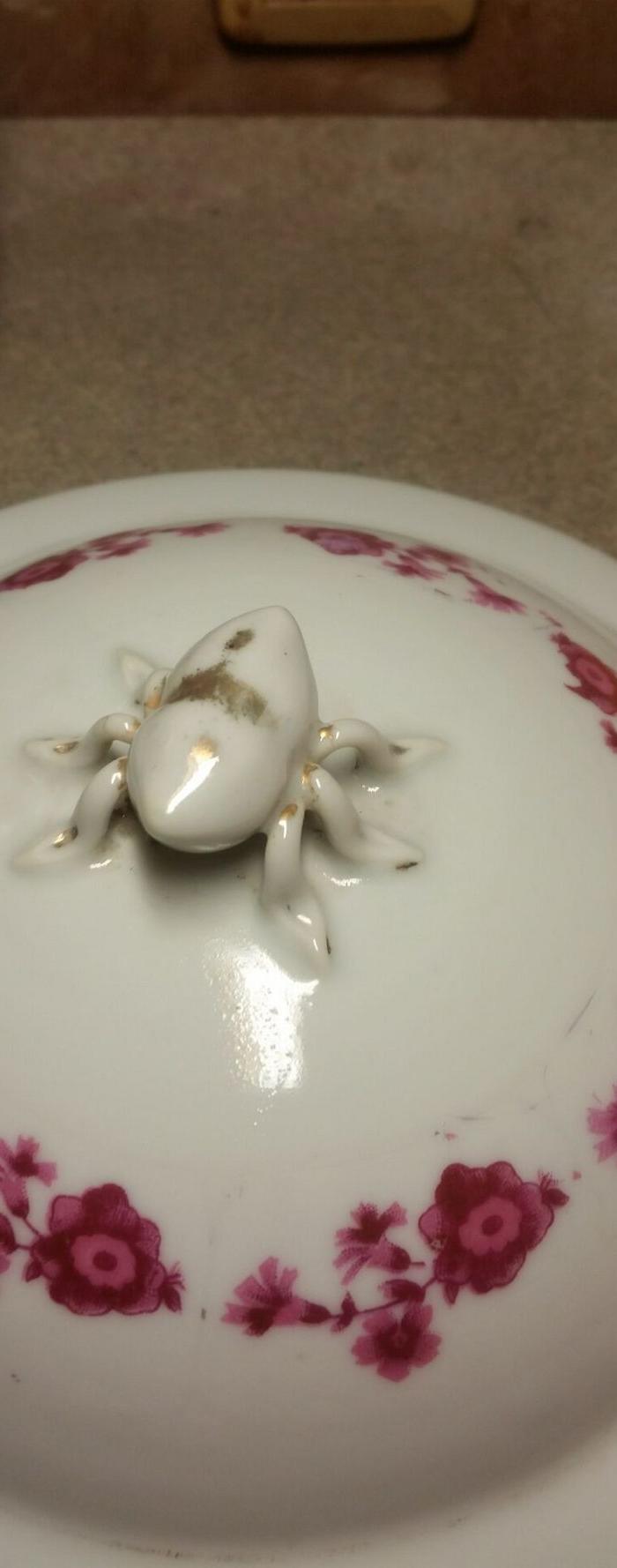 民国晚江鸿源印花大粥罐 全品