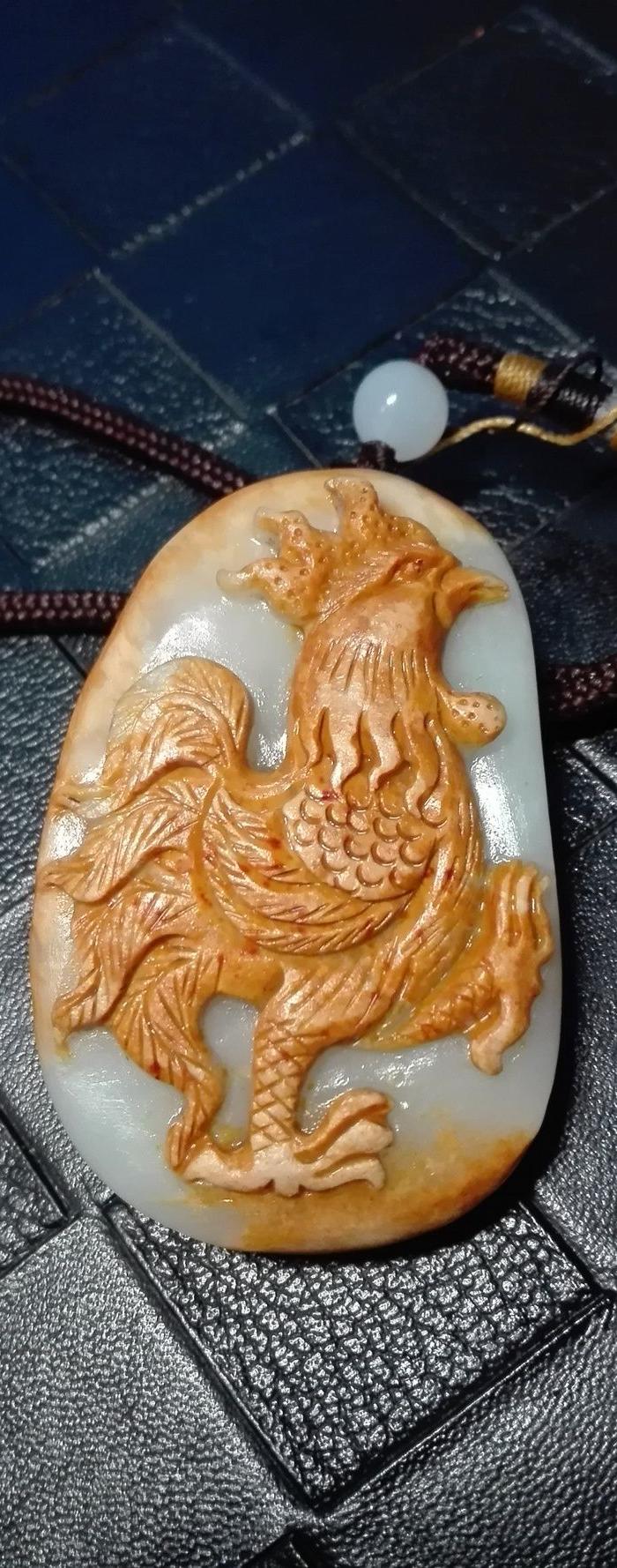 留*和田玉大公鸡