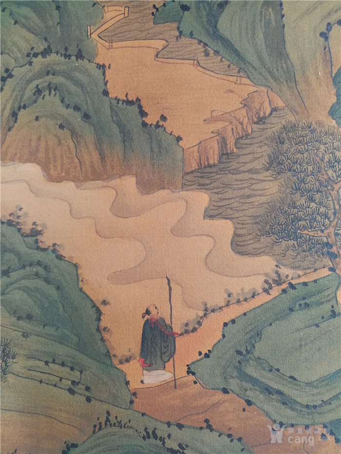 赵孟頫青绿山水图