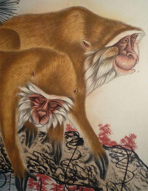 价格_刘奎龄猴作品图片_来自藏友高丽瓷城_字画_地摊交易_华夏收藏网