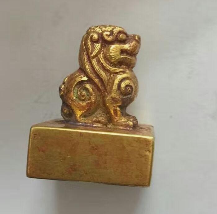 金质印章_金质印章价格_金质印章图片_来自藏友名人墨宝_铜器_地摊
