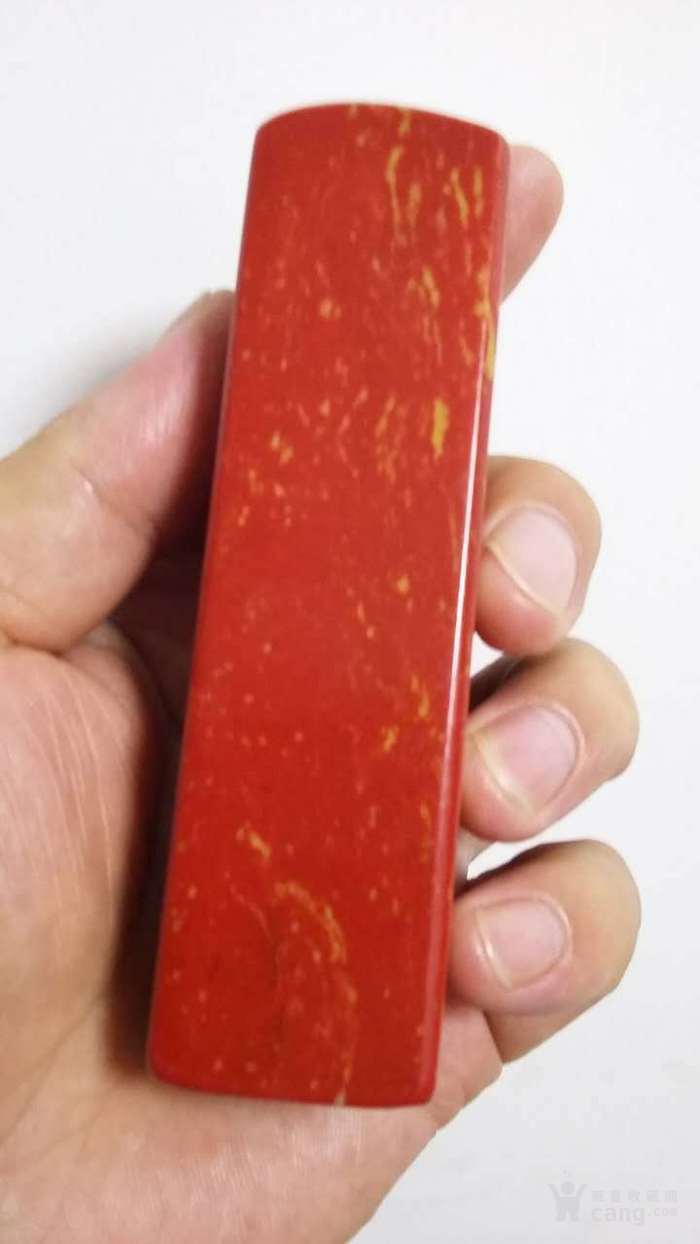 清代鸡血石老印章