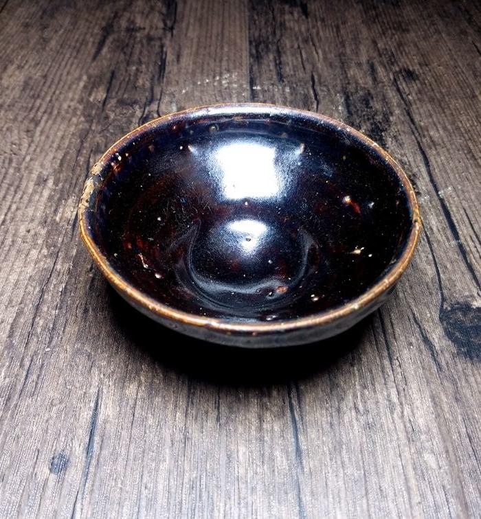 老黑釉建盏一个