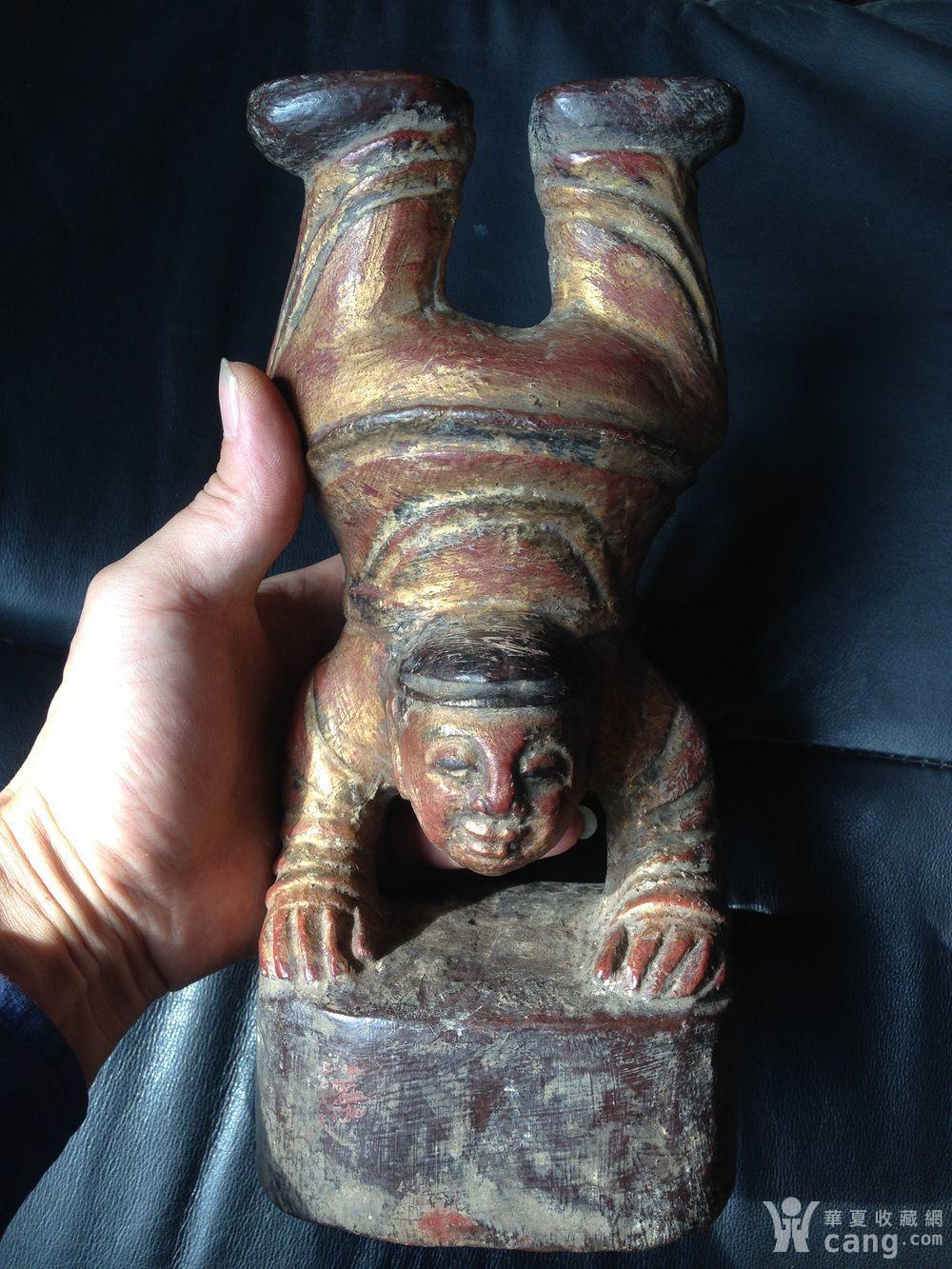 道教梅山张五郎木神像>