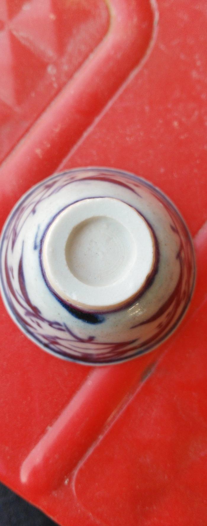 康熙青花压手杯