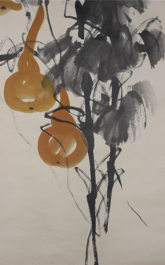 齐白石葫芦藤图