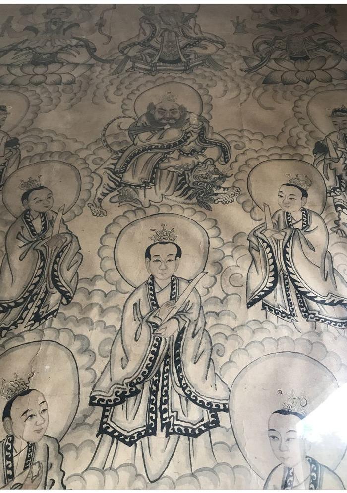 道教画一张 古董老画神仙画j 5500