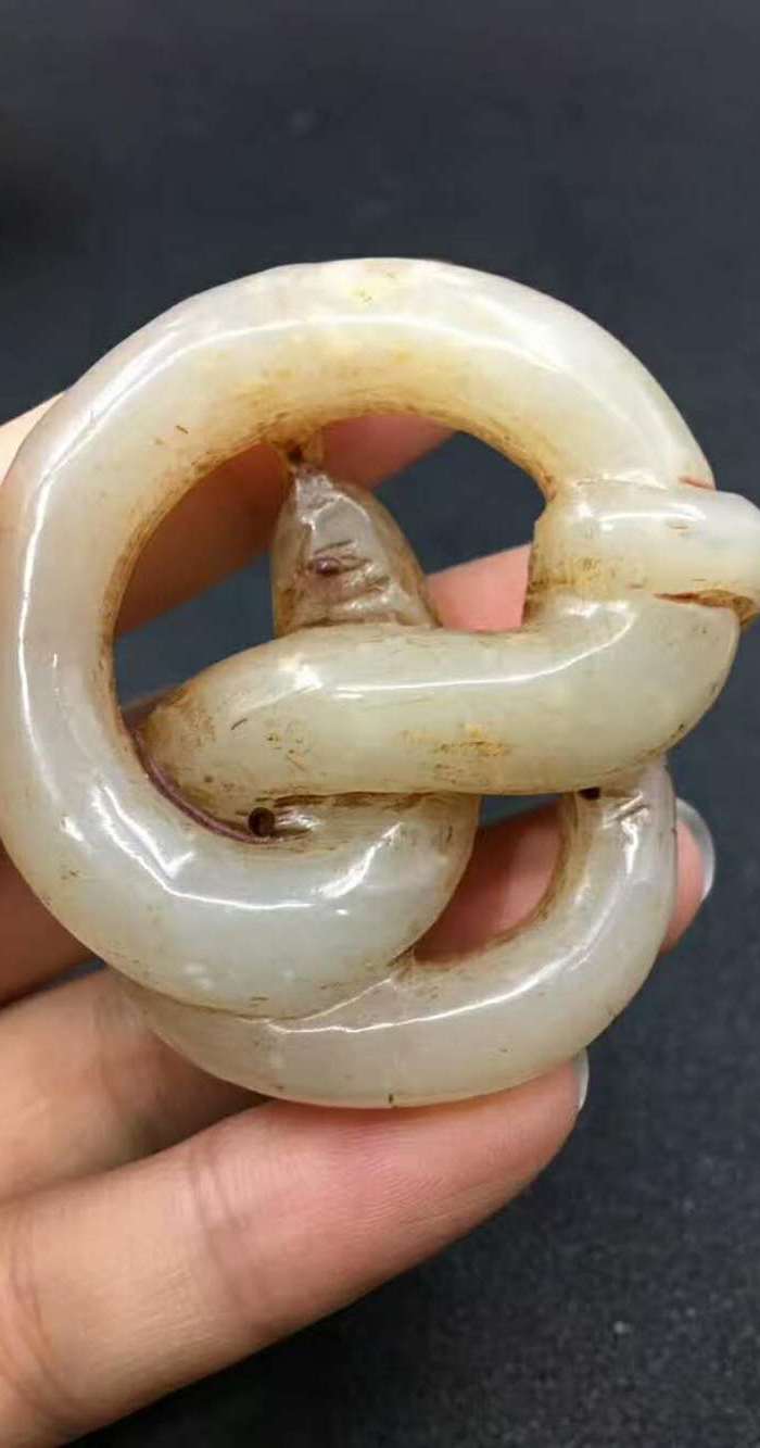 和田玉蛇 富贵缠身