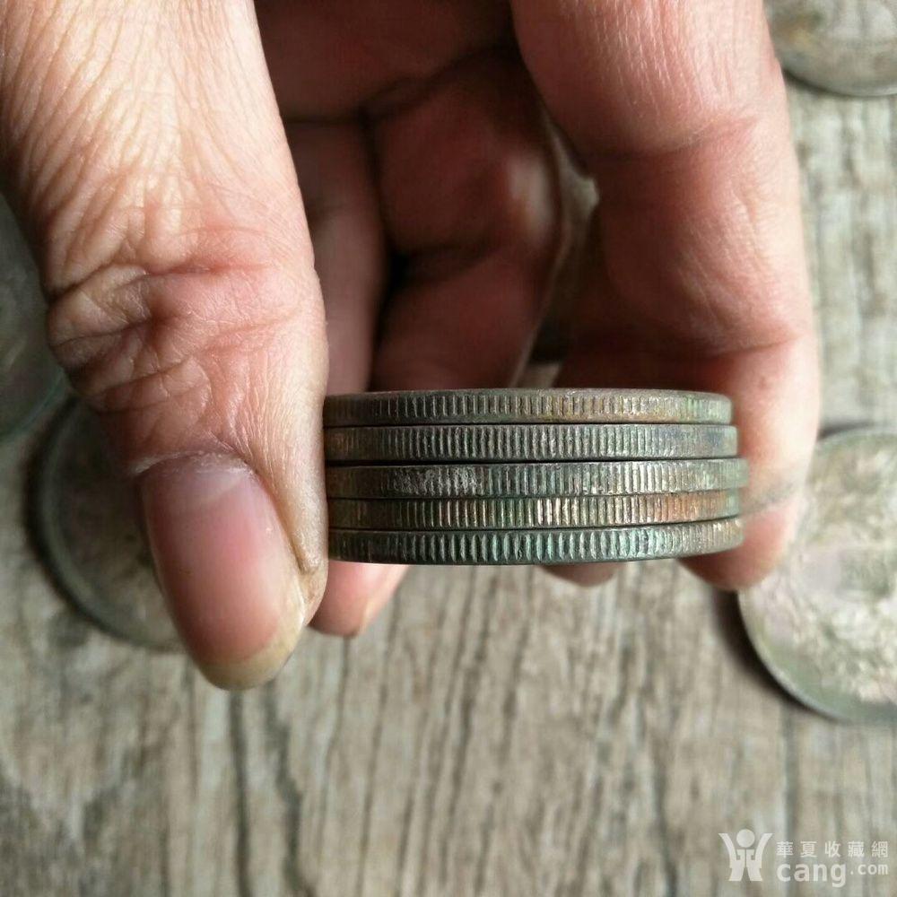 传世包浆,精美边齿老银元